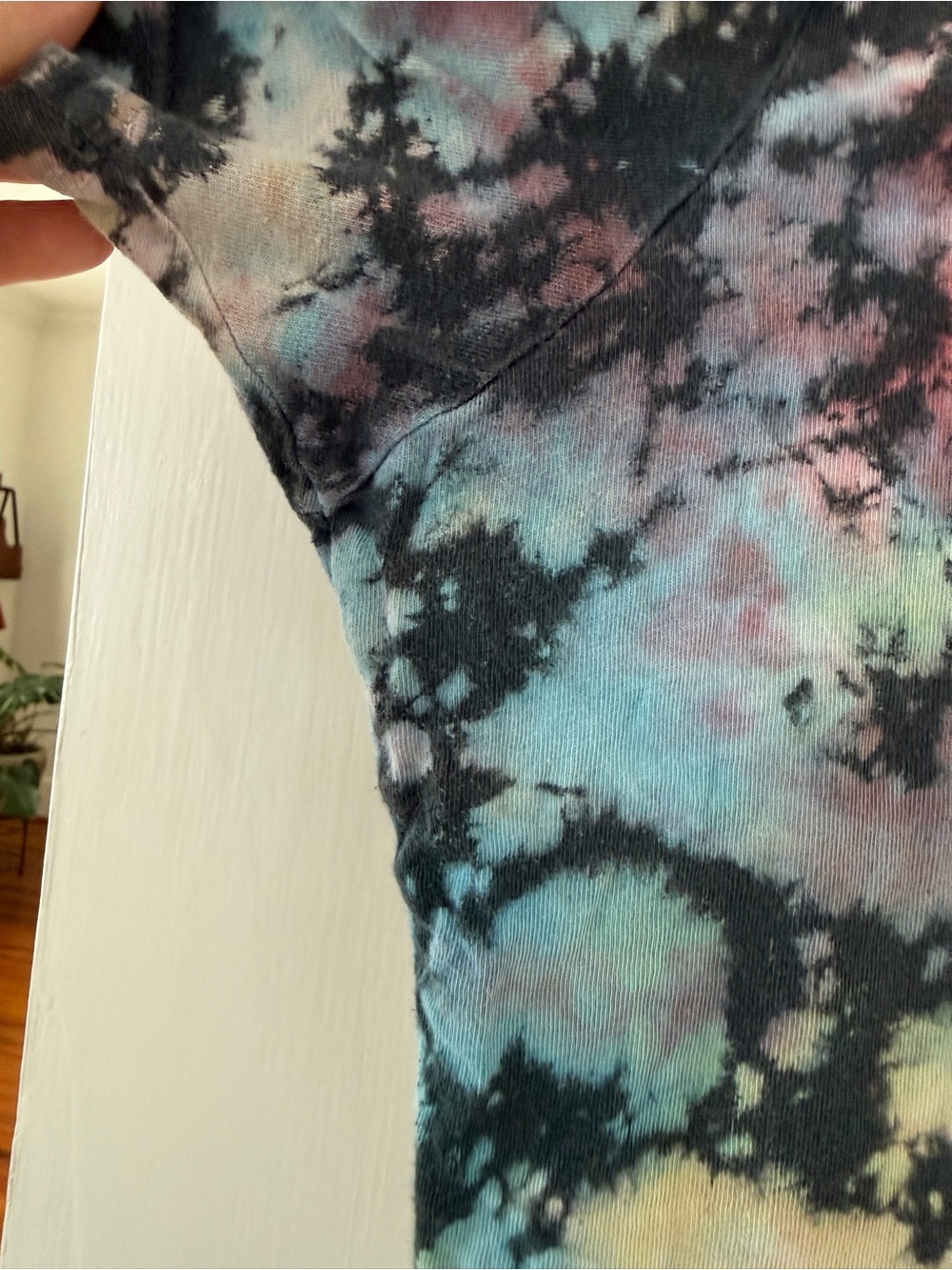 Big Bud Press Black Colorful Tie Dye Magic Waters Short Sleeve T-Shirt Tee - Picture 4 of 6